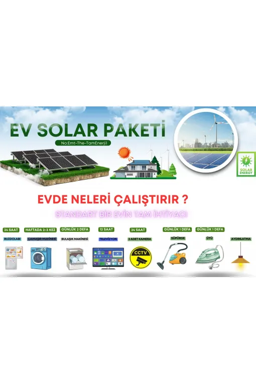 5.6Kw Tam Enerji Çözümü Güneş Enerji Seti 5.6Kw Tam Enerji Çözümü Güneş Enerji Seti